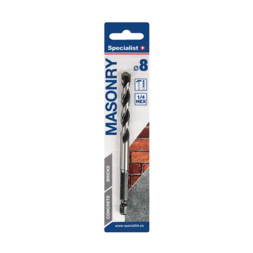 [51/1-08080] SPECIALIST+ grąžtas MASONRY, 8x60/120 mm