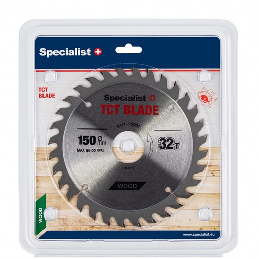 [51/1-15032] SPECIALIST+ griešanas disks, 150 x 32T x 30 mm