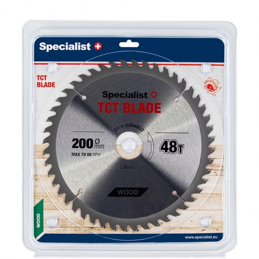 [51/1-2004832] SPECIALIST+ TCT blade, 200x48Tx32 mm