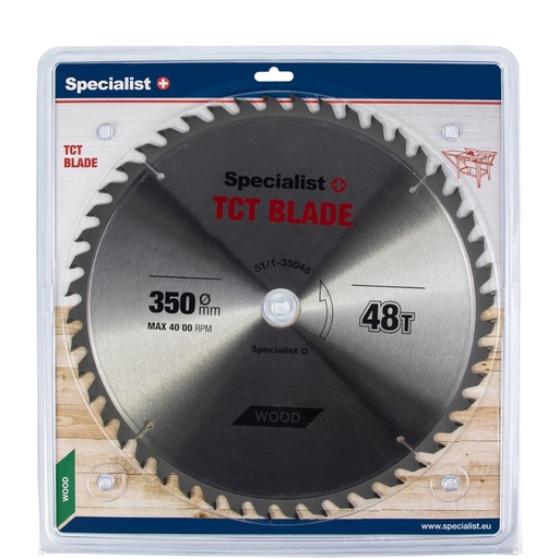 [51/1-35048] SPECIALIST+ TCT blade, 350x48Tx32/30 mm