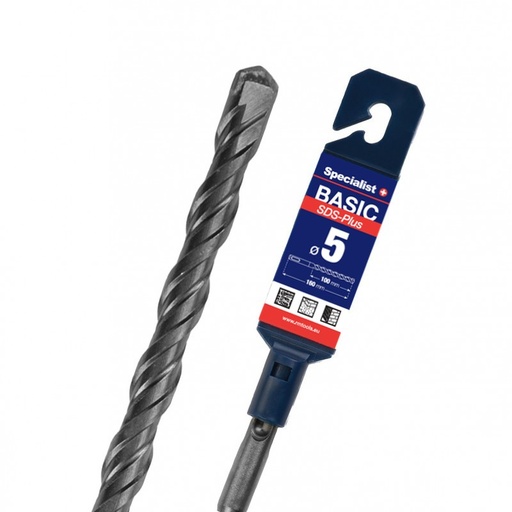 [52/1-05100] SPECIALIST+ SDS+ hammer drill bit BASIC, 5x100/160 mm