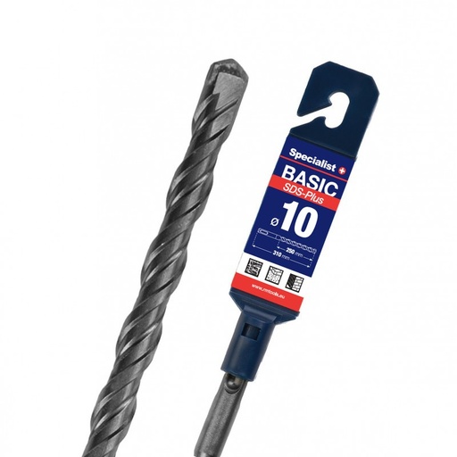 [52/1-10250] SPECIALIST+ SDS+ hammer drill bit BASIC, 10x250/310 mm