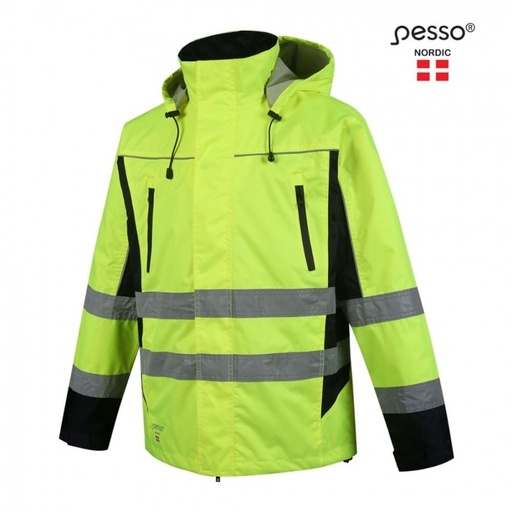 [60/1-034] Ryškaus matomumo striukė Pesso DENVER, geltona XL