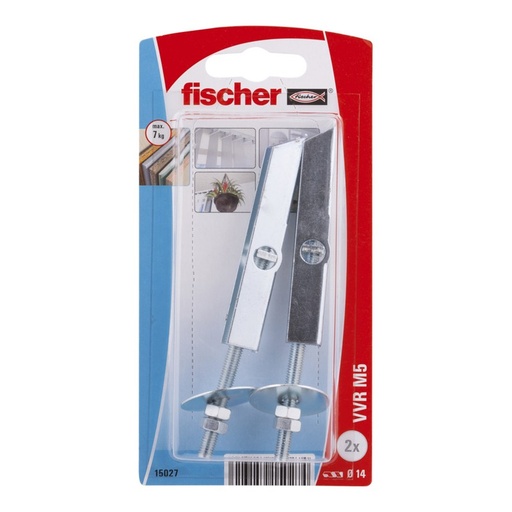 [61-15027B] Metalinis laikiklis ertmėse VVR M5, 2 vnt.