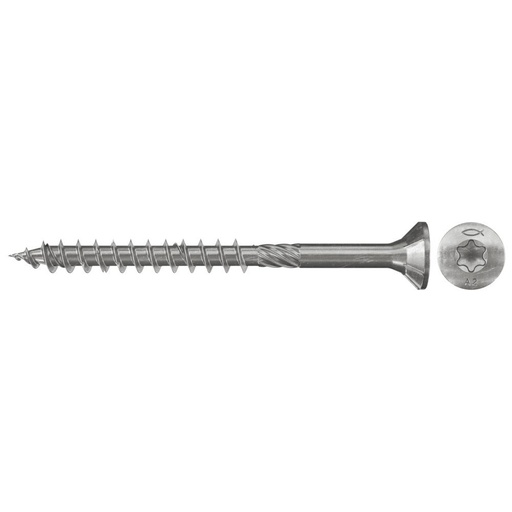 [61-40569] Kokskrūve 6,0 x 100 A4 TORX, 100 gab.