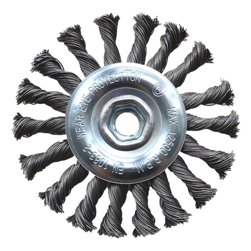 [62-36070XJ] TWIST KNOT Wire Wheel 115x22.2 M14