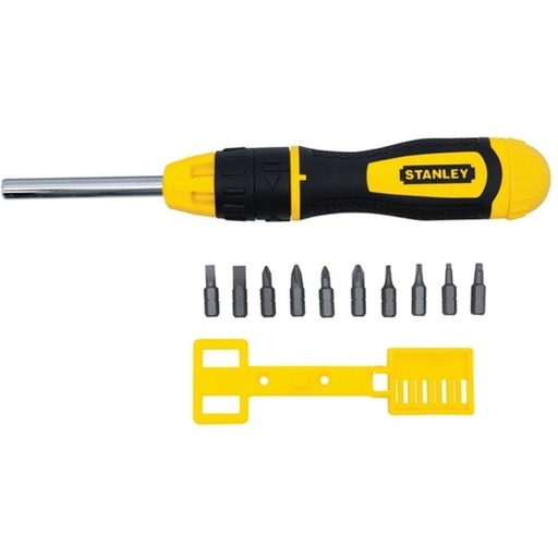 [62-68010] Stanley Multibit atsuktuvas su antgaliais
