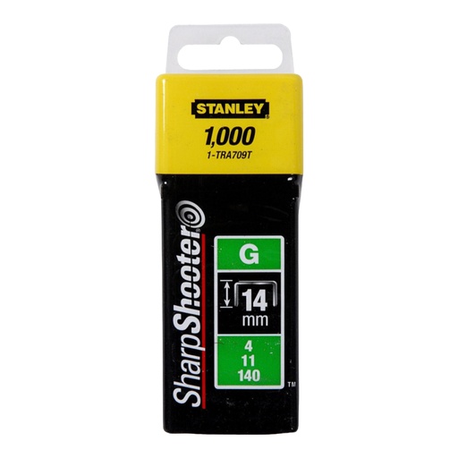 [62-TRA709T] Klambrid, tüüp 140 Stanley 1000 tk. 14 mm