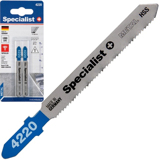 [63-4220] SPECIALIST+ pjūklelis 4220 (T118A), 2 vnt.