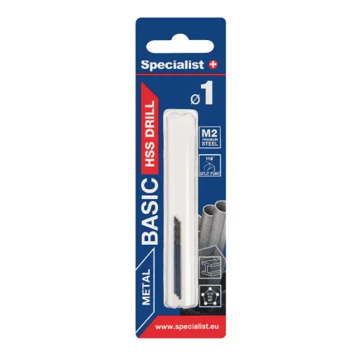 [64-0010] SPECIALIST+ drill bit BASIC, 1 mm, 3 pcs