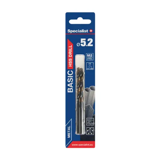 [64-0052] SPECIALIST+ metāla urbis BASIC, 5.2 mm, 2 gab.