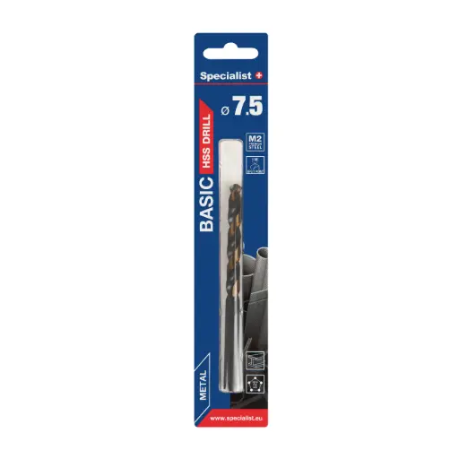 [64-0075] SPECIALIST+ drill bit BASIC, 7.5 mm