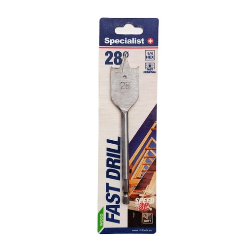 [69/1-280] SPECIALIST+ flat drill bit, 28 mm