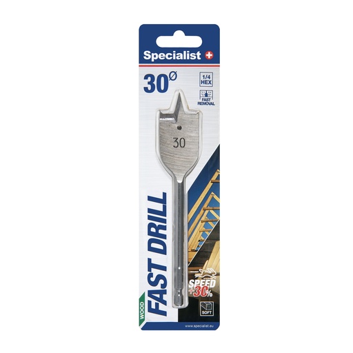 [69/1-300] SPECIALIST+ lapik puidupuur, 30 mm
