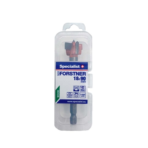 [69/3-0018] SPECIALIST+ forstner bit TCT, 18 x 90 mm