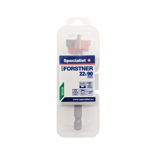 [69/3-0022] SPECIALIST+ forstner bit TCT, 22 x 90 mm