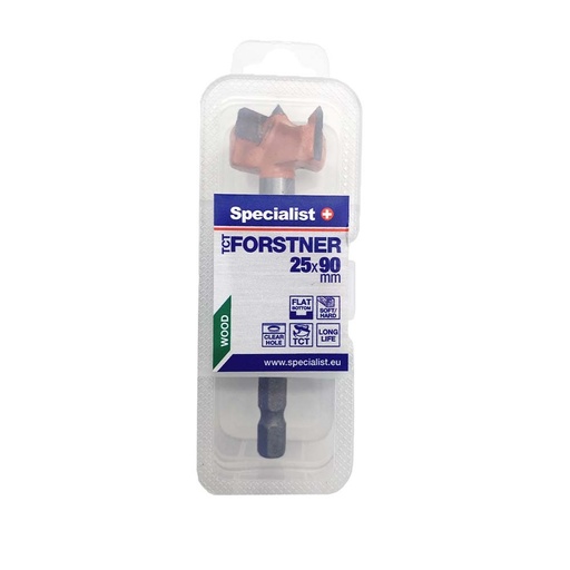 [69/3-0025] SPECIALIST+ forstner bit TCT, 25 x 90 mm