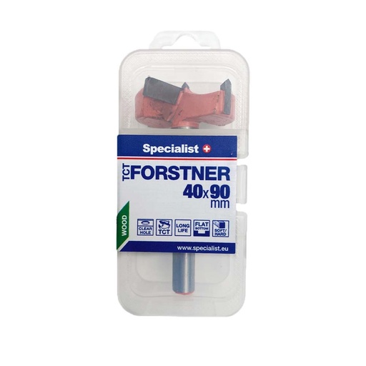 [69/3-0040] SPECIALIST+ forstner bit TCT, 40 x 90 mm