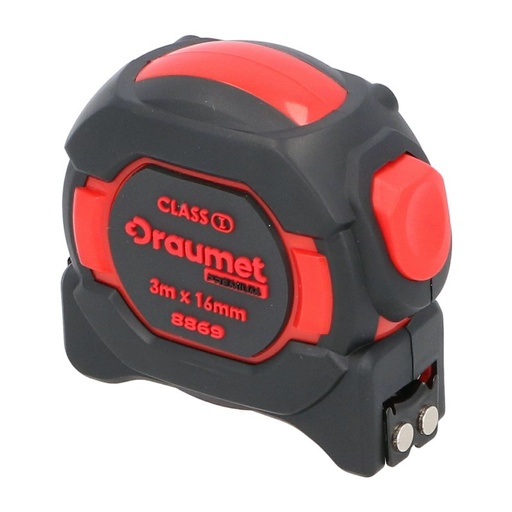 [71-8869] Premium Measuring Tape, 3 m x 16 mm, DRAUMET (Class 1)