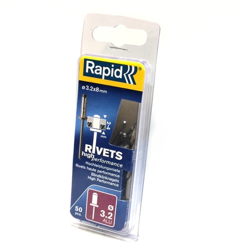 [78-0H4014] 4 * 14 High Performance Rivets, 50 pcs