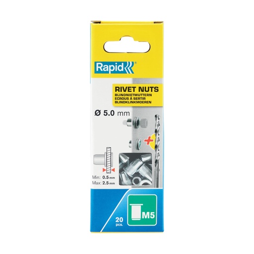 [78-5000672] Needitavad mutrid M5, 20 tk.