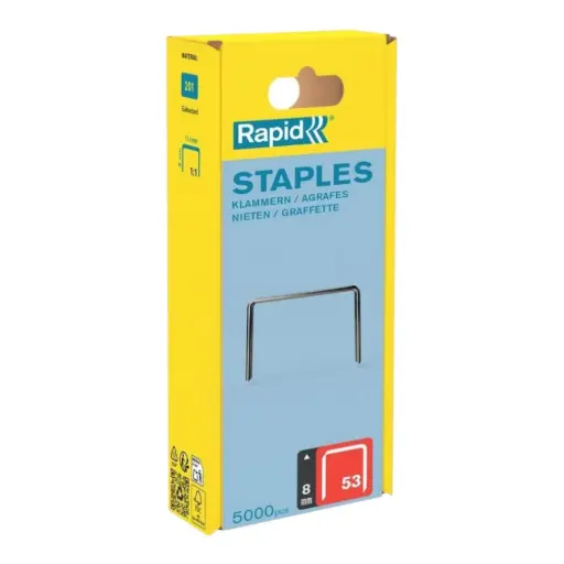 [78-55308] Kabės „Rapid" pl. dėž. 53/08 5000 vnt.