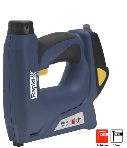 [78-BTX530] Akuga klambrilööja Rapid BTX530, tüüp 53