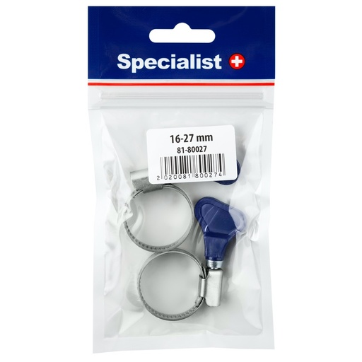 [81-80027] SPECIALIST+ skava ar rokturi, 16-27 mm, 2 gab.