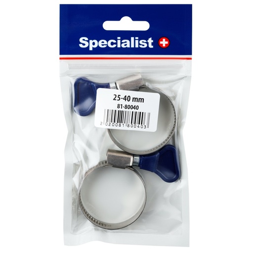 [81-80040] SPECIALIST+ skava ar rokturi, 25-40 mm, 2 gab.