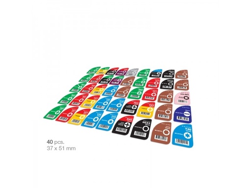 [86-00017] Stickers for screwdriver bit's display LT