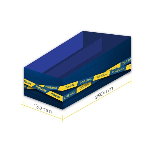 [86-0311] Cardboard box for markers, 29 cm