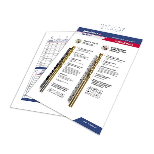 [86-0699] Leaflet with metal drill bits LV