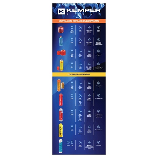 [86-08323] Klijuojamas reklamos laikiklis 75mm