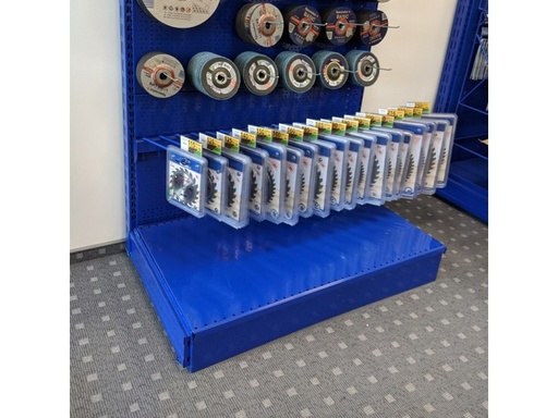 [86-1830] Circular saw blade rack, 25 hooks, 1.25 m