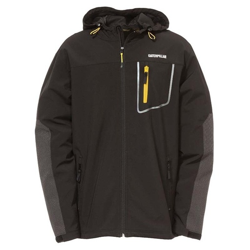 [CAT-0934XXL] Men´s hooded jacket CAT black 2XL