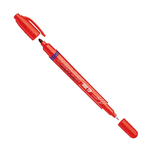 [46-96282] Markal marker DURA-INK kahe otsaga, 0.7 mm, punane