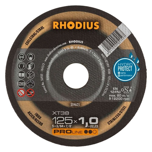 [250-204621] Cutting disc XT38 125x1,0x22,23 mm