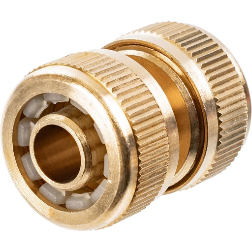 [42-SB3010] Brass 1/2'' hose coupler.