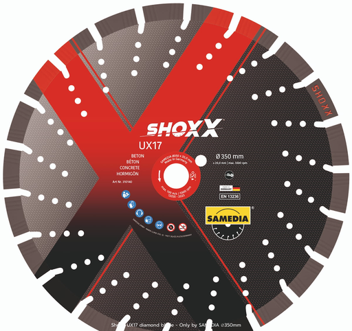 [11/1-310200] DIAMOND BLADE SAMEDIA UX 17 400x20 MM