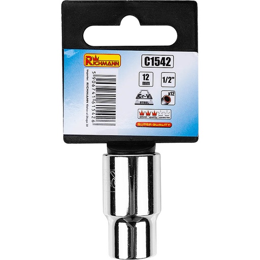 [42-C1554] Twelve-angle socket 24 mm CV 1/2" "Richmann"