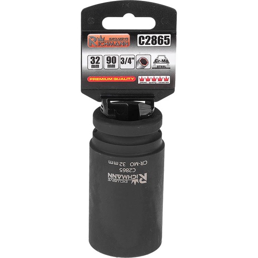 [42-C2865] Pikk löökpadrun 3/4", 32 mm