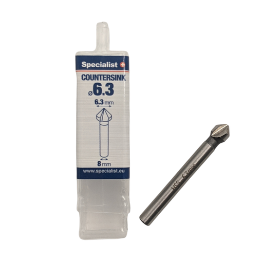 [64/5-0063] SPECIALIST+ padziļinātājs metālam HSS, 6.3 mm