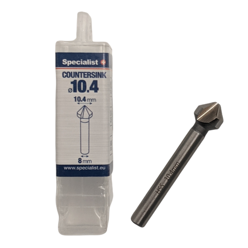 [64/5-0104] SPECIALIST+ gilintuvas metalui HSS, 10.4 mm