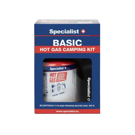 [68-003KIT] SPECIALIST+ 7/16" blowtorch with piezo igniter + butane gas kit