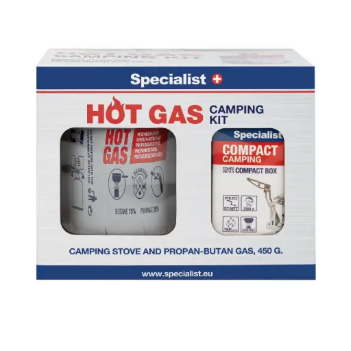 [68-008KIT] SPECIALIST+ camping gas stove + gas kit