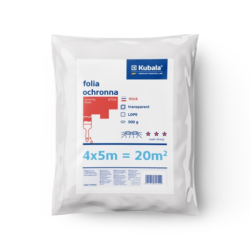 [60-4704] Tugev kattekile 25 µm, 4 × 5 m, 20 m²