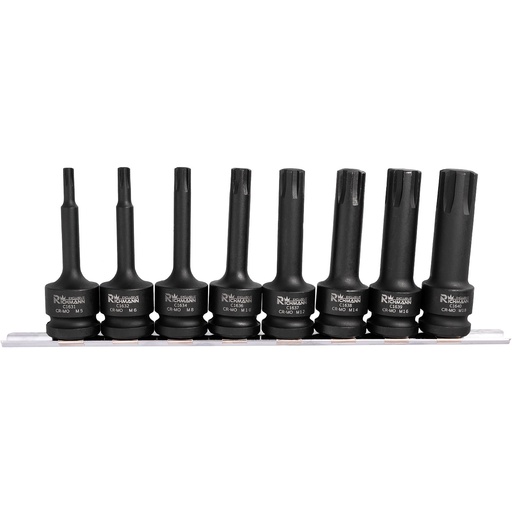 [42-C6953] Set of RIBE impact sockets M5-M18 8