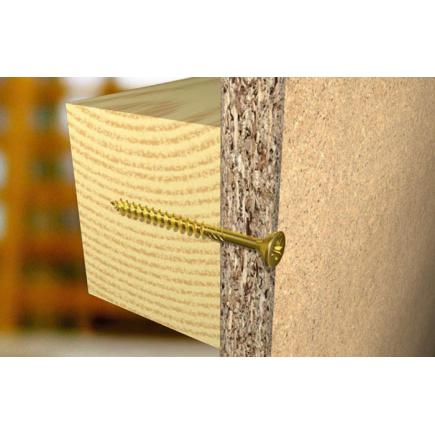 [61-653512] Screwnail TX 20 4 x 50, yellow, 200 pcs.