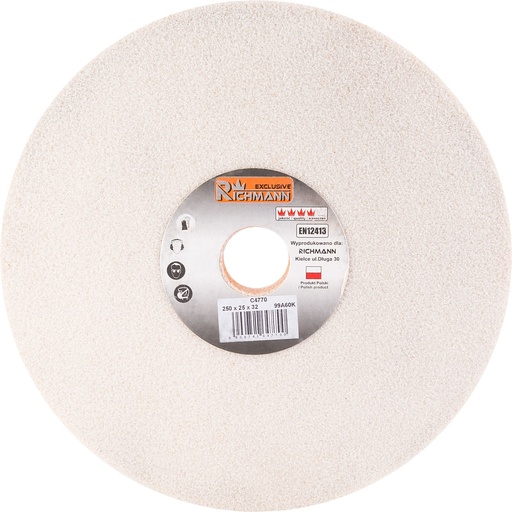 [42-C4770] CERAMIC SHAPING DISK 250 x 25 x 32 99A60K