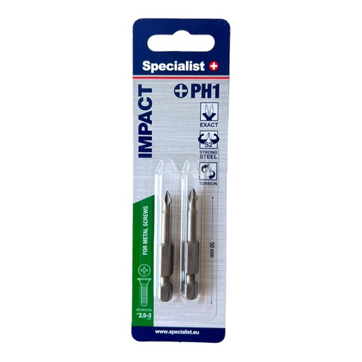 [24/2-141] SPECIALIST+ antgalis PH1, 50 mm, 2 vnt.